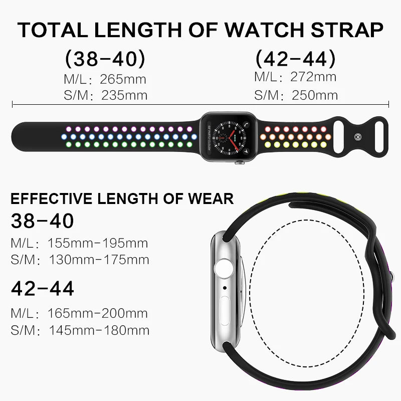 Barcelona™ | Silicone Sport Band For Apple Watch