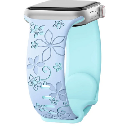 Narei™ - Engraved Silicone Strap for Apple Watch