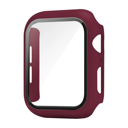 Glass+Cover For Apple Watch case 9 8 7 6 SE 3 iWatch Accessorie Screen Protector Apple watch series 44mm 40mm 38/42mm 45mm 41mm