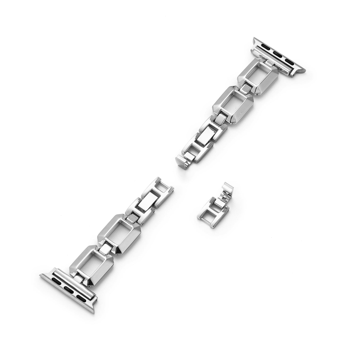 Geocut™ – Uhrenarmband aus Metall mit Geo-Ausschnitt
