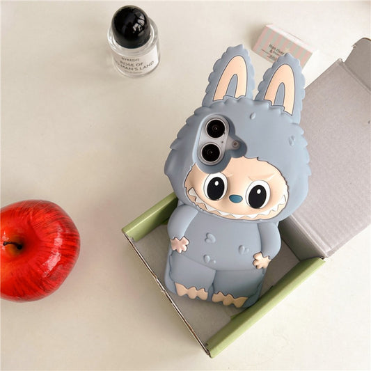 "Blue Labubu" Premium iPhone Case