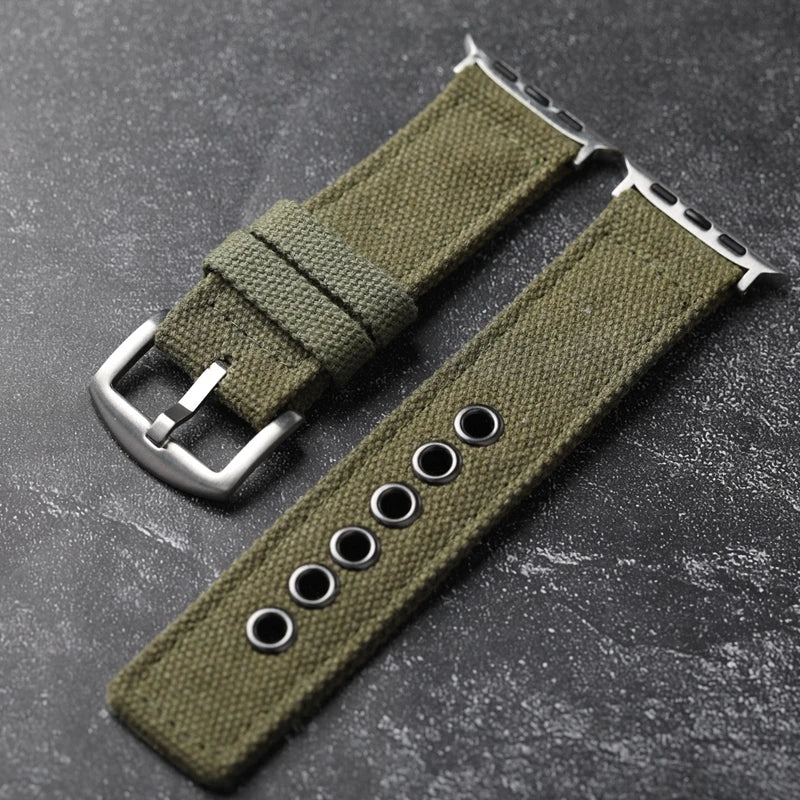 Voyage™ | Military Canvas Apple Watch Strap