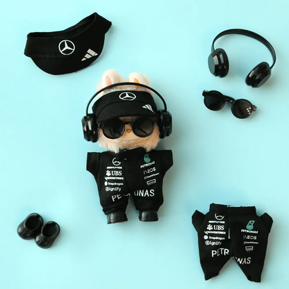 Mercedes-AMG F1 Racing Suit, Suit & Cap – Labubu Clothes