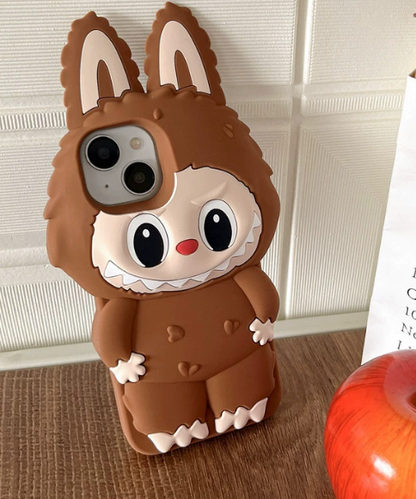 "Brown Labubu" Premium iPhone Case