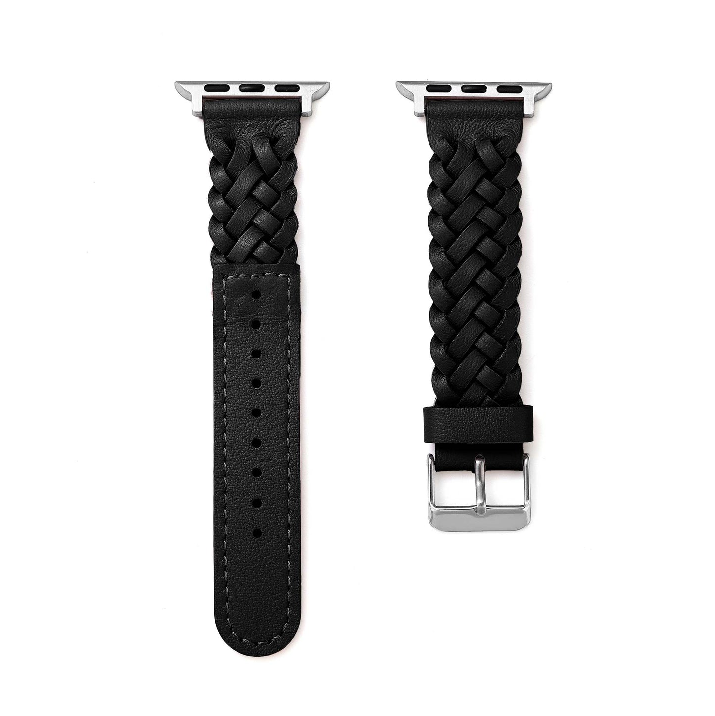 Braidera™ – Braided Genuine Leather Watch Band
