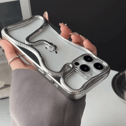 iBand 3D Snake iPhone Case – Heat-Dissipating, Shockproof & Electroplated