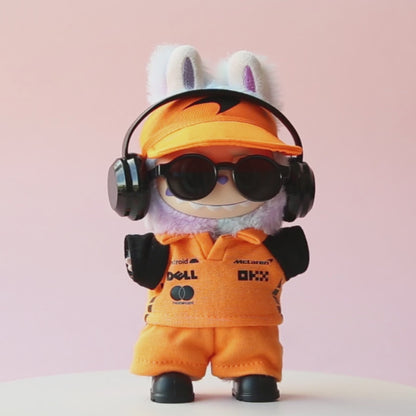 Mclaren Formula 1 Papaya No.4 3-piece Set- Labubu Clothes