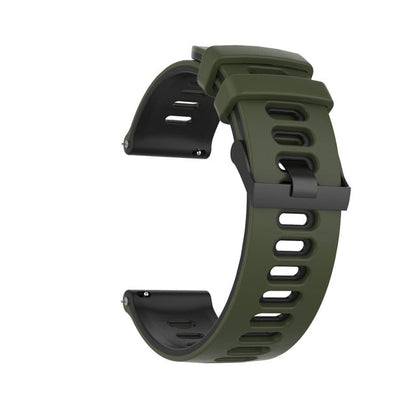 Army Green/Black Breathable Silicone® Strap | For Huawei & Amazfit Smartwatches