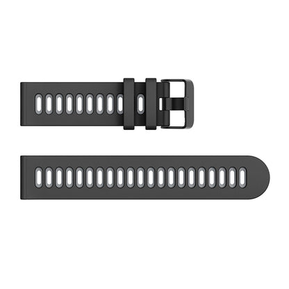 Black/Grey Breathable Silicone® Strap | For Huawei & Amazfit Smartwatches