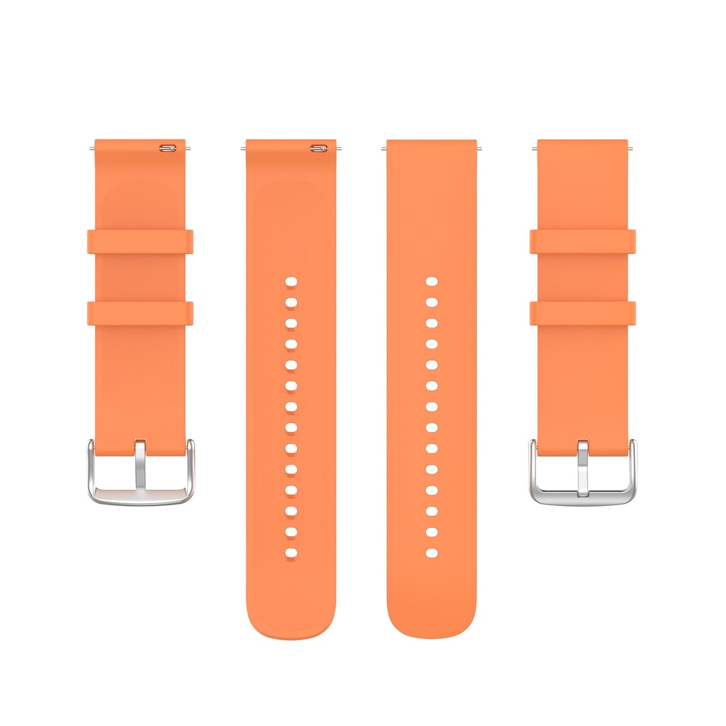 Orange Plain Silicone Strap | For Huawei & Amazfit Smartwatches