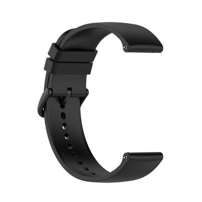 Black Plain Silicone Strap | For Huawei & Amazfit Smartwatches
