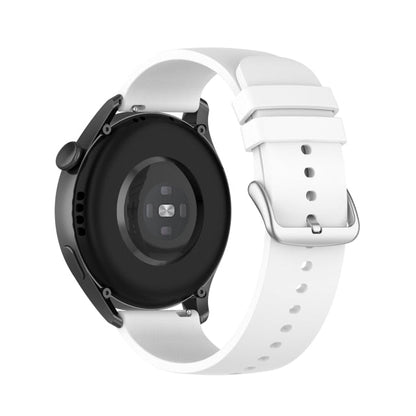 White Plain Silicone Strap | For Huawei & Amazfit Smartwatches