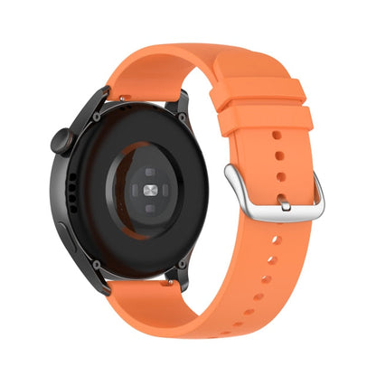 Orange Plain Silicone Strap | For Huawei & Amazfit Smartwatches
