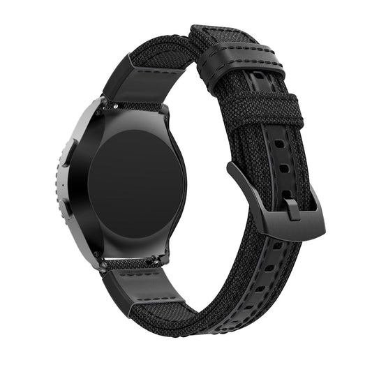 Black Canvas Adventurer® Strap | For Huawei & Amazfit Smartwatches