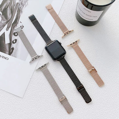 Vera™ – Elegant Mesh Bracelet for Apple Watch