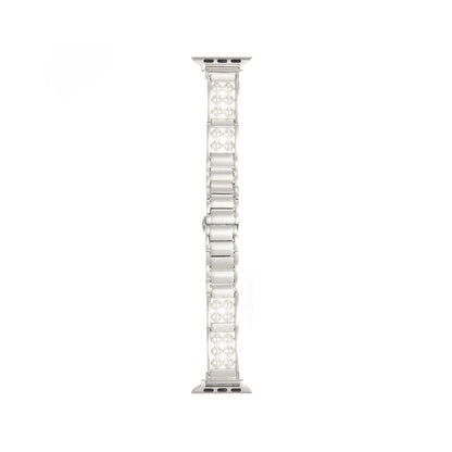 Pearmet™ – Uhrenarmband aus Metall mit Perlen