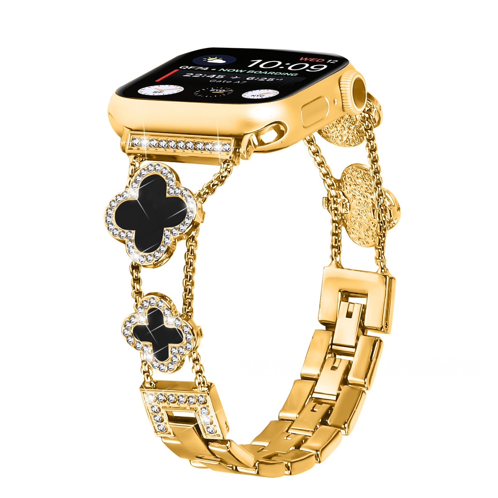 Leafy™ | Diamond Metal Strap for Apple Watch