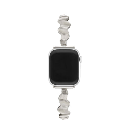 Wavelex™ – Glattes, gewelltes Metallarmband
