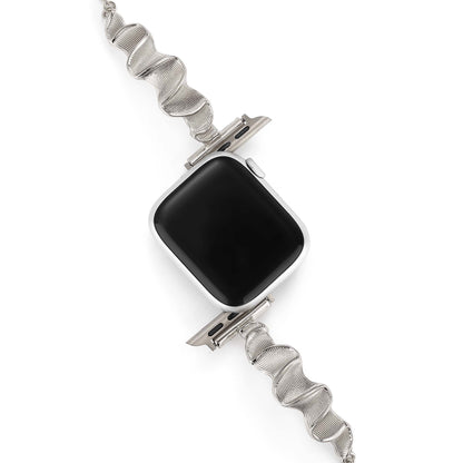 Wavelex™ – Glattes, gewelltes Metallarmband